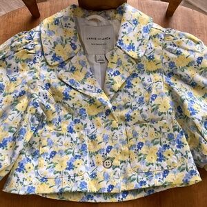 Janie and Jack Floral Blazer